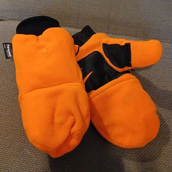 Remington Men's Safety Orange Fingerless Hunting Gloves - Picture 8 of 10